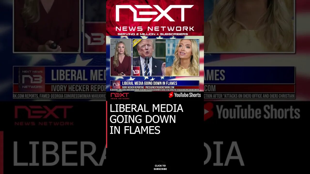 LIBERAL MEDIA GOING DOWN IN FLAMES #shorts