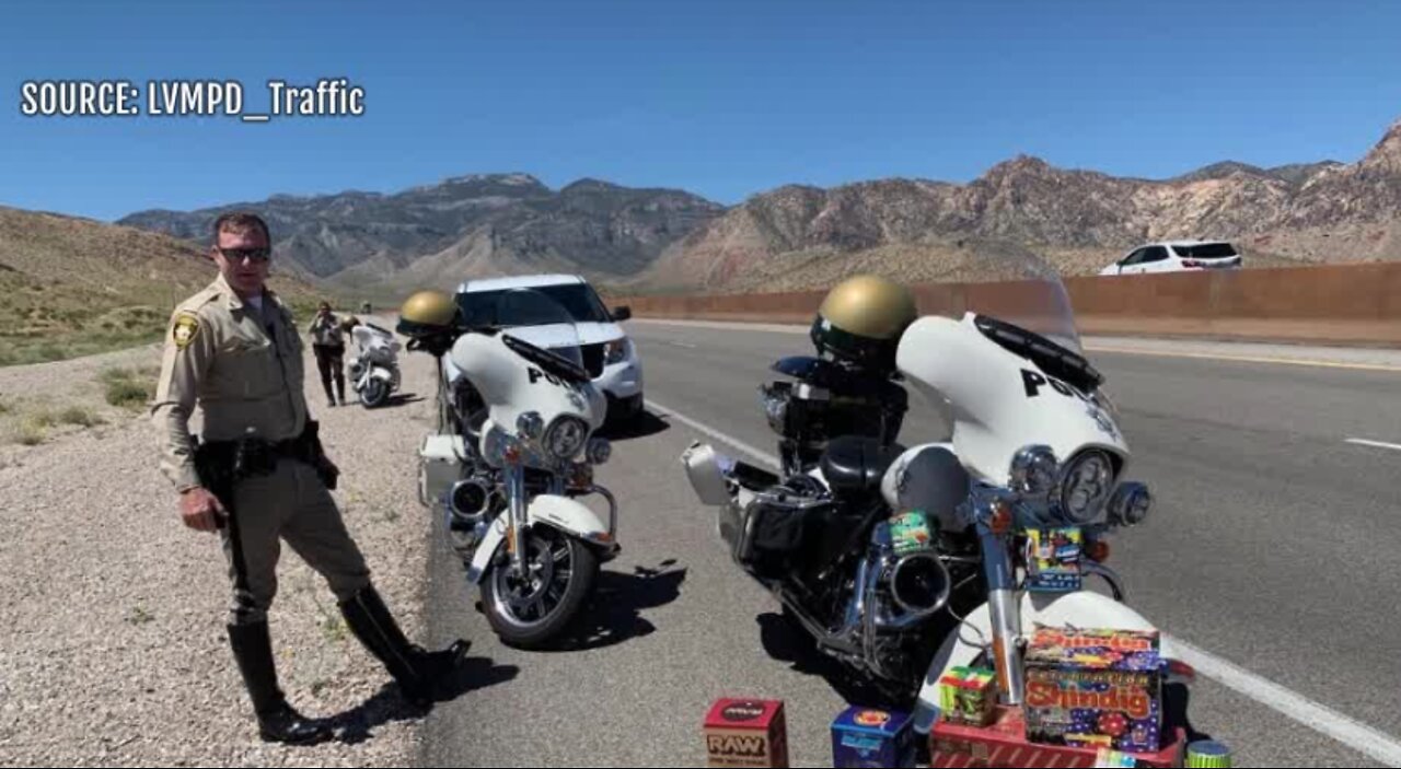 Another illegal fireworks bust