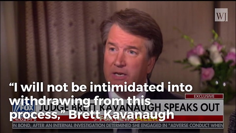 Kavanaugh Issues Defiant Letter, Says He Will Not Be Intimidated