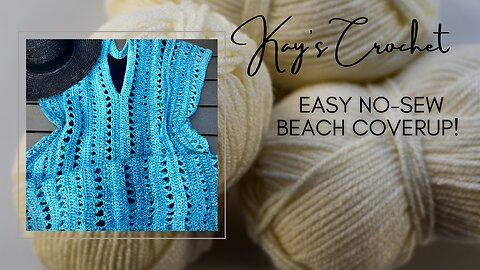 Fun Beach Coverup Crochet Pattern! 🤩🏖️🩱☀️