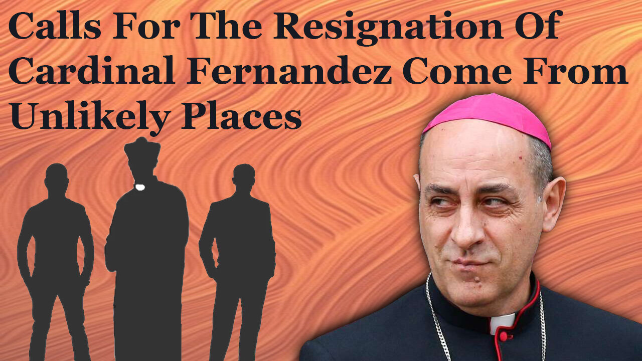 Calls For The Resignation Of Cardinal Fernandez Come From Unlikely Places