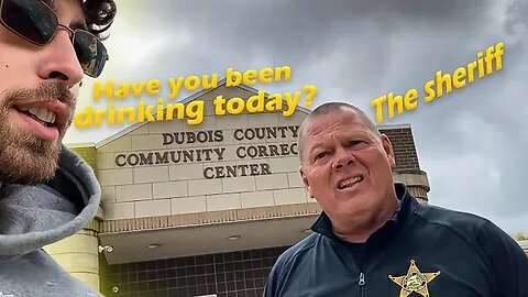 CREEPY SHERIFF HAS BEEN WATCHING ME!! Lets it slip during conversation! 1A audit FAIL! Dubois County