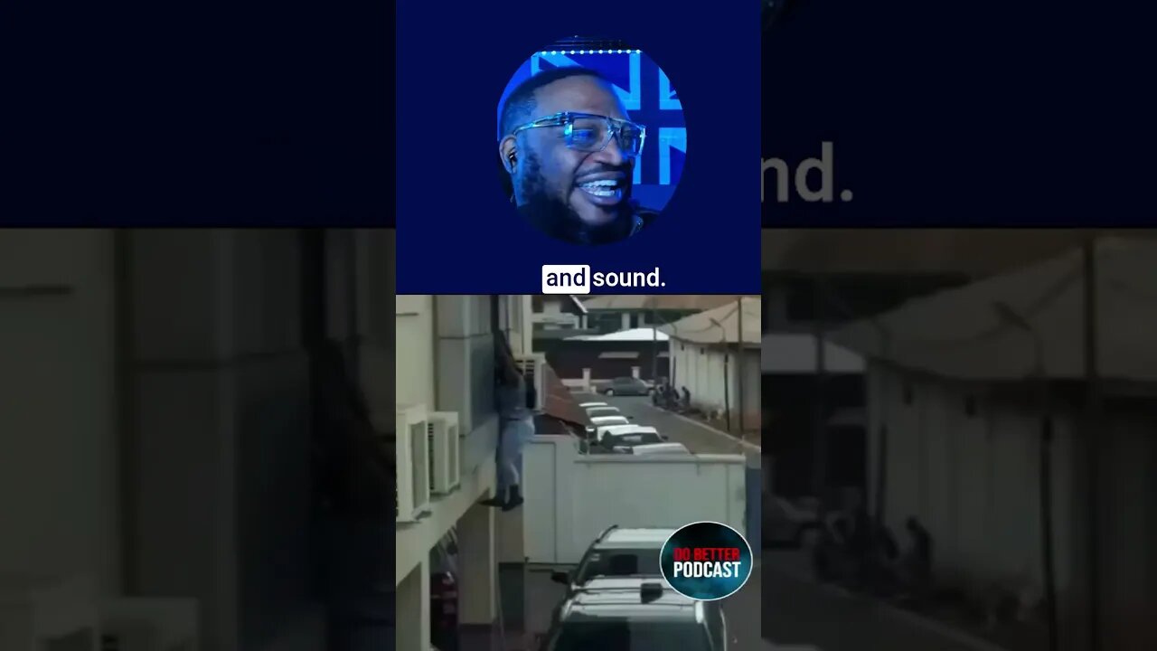 side chick JUMPS out WINDOW once WIFE comes home