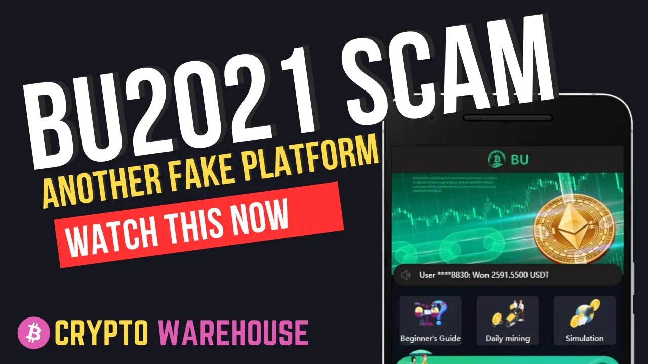 BU2021 - Scam MUST watch