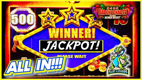 WE RISK IT ALL! MASSIVE MAJOR JACKPOT! Bao Zhu Zhao Fu Fireworks Slot