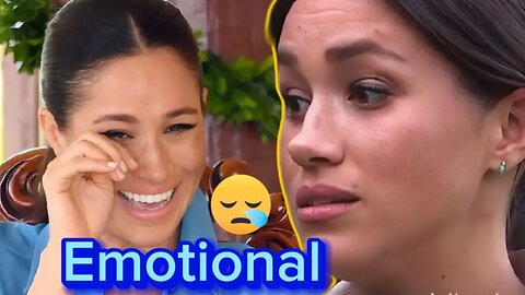 Meghan Markel could not control her emotions during meeting