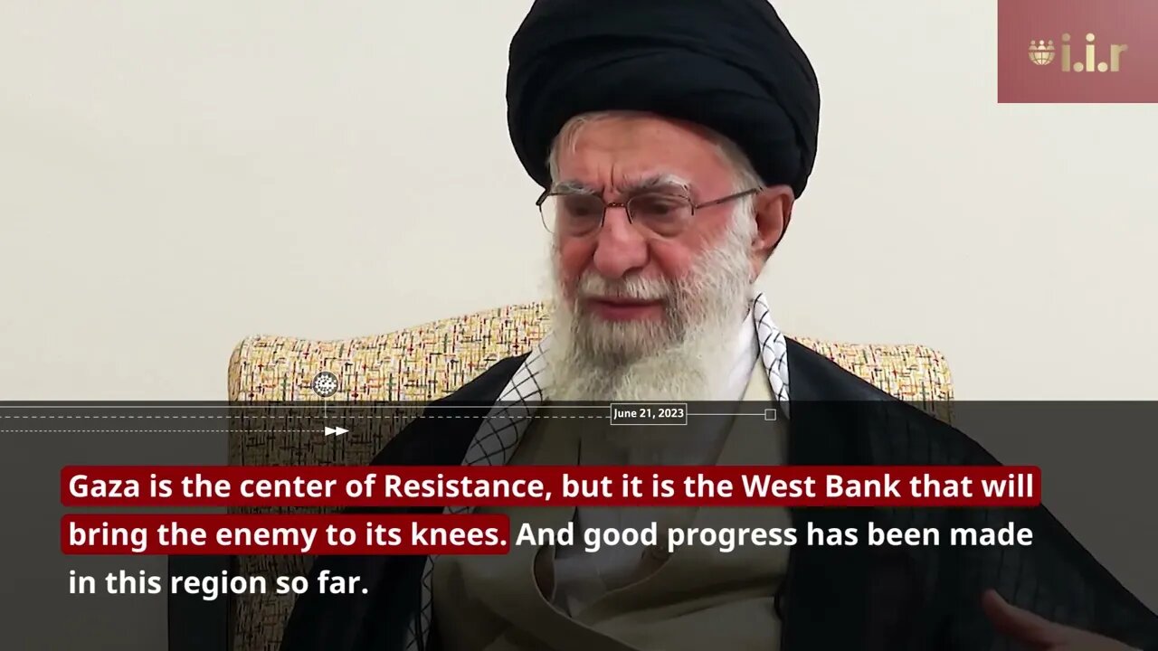 ISMAIL NAIYEH & AYATOLLAH KHAMENEI DISCUSS LIBERATINGPALESTINE