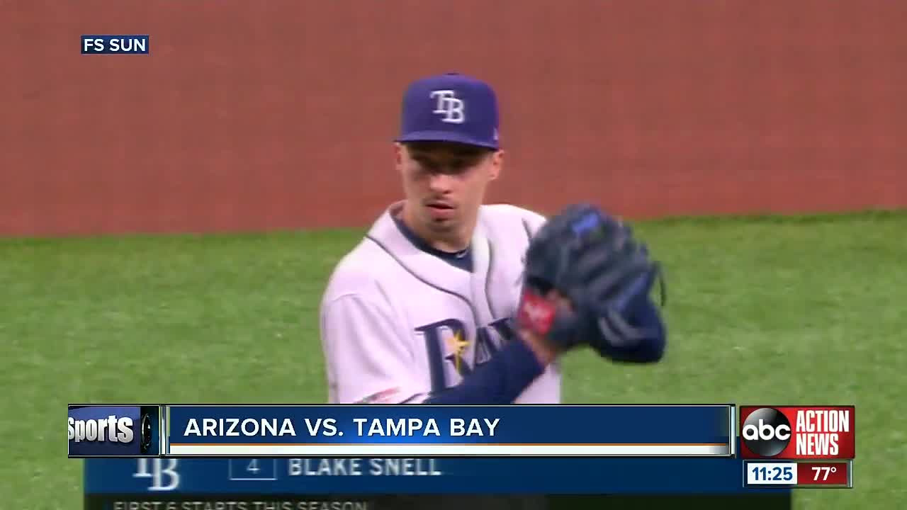 Blake Snell sparkles, Tommy Pham hits grand slam as Tampa Bay Rays rout Arizona Diamondbacks 12-1