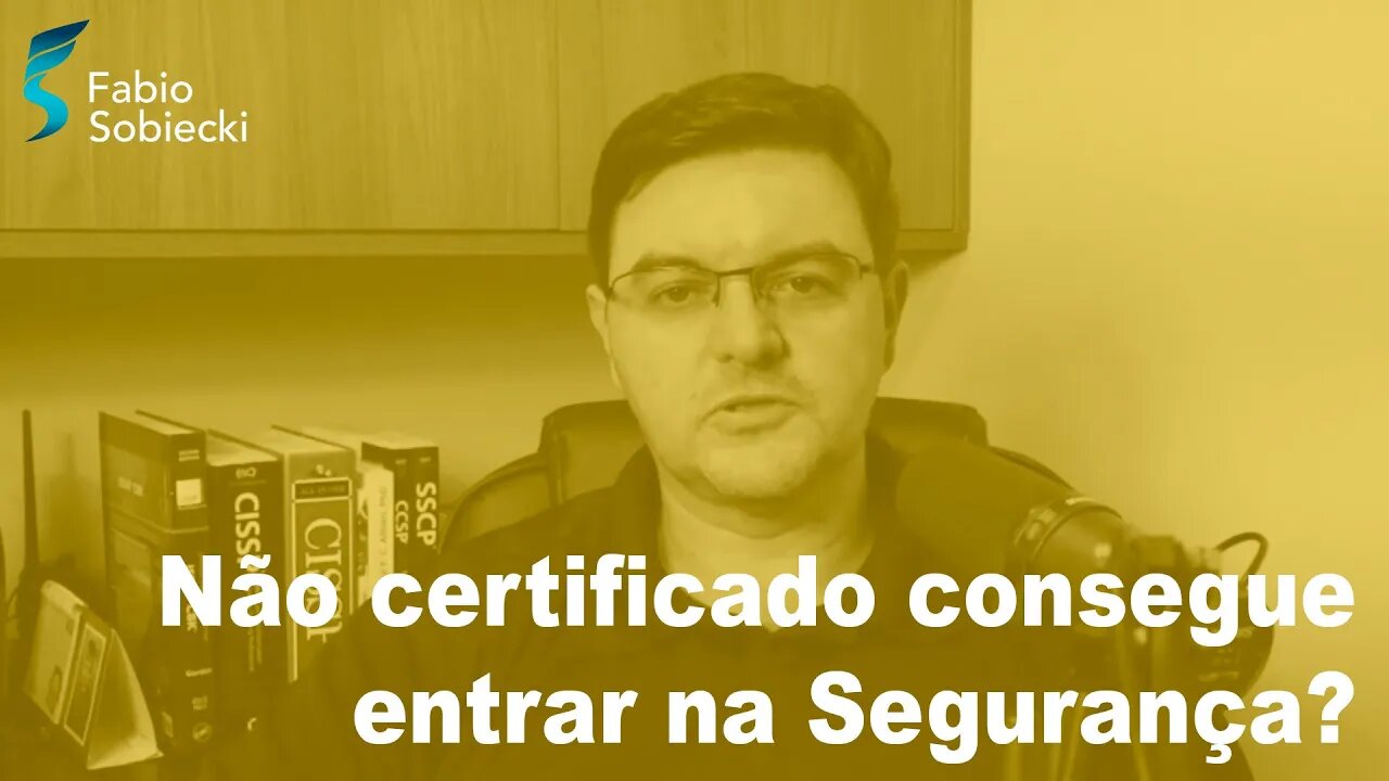 Profissional não certificado também consegue emprego?