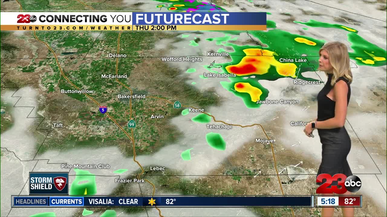 Thunderstorm chances begin Thursday afternoon