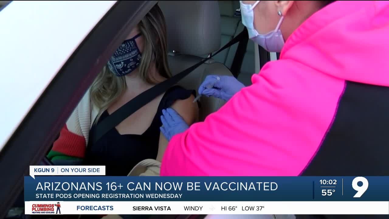 Arizona expands eligibility for COVID-19 vaccine to all adults