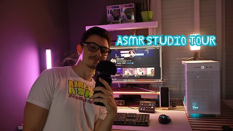 ASMR Studio tour | Post-Makeover Reveal | Tapping | Whispering