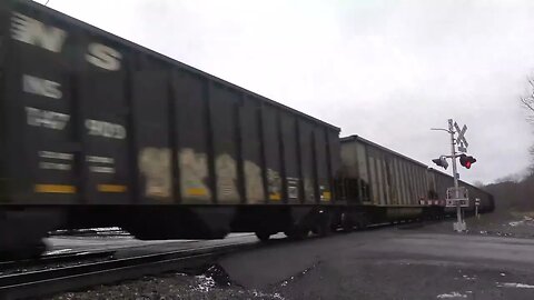 Westbound empty coal