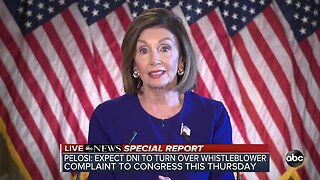 Speaker of the House Nancy Pelosi announces formal impeachment inquiry