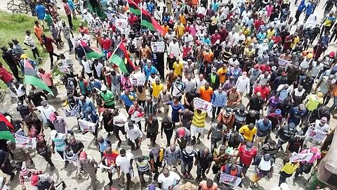 Happening Now! Biafran Have Take To The Streets Of ABA On Protest Of Free MNK | Mar 31, 2022