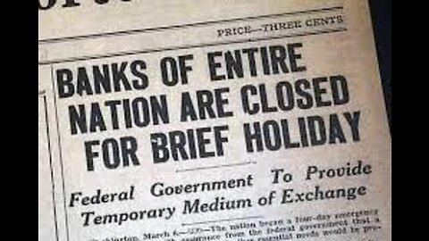 Emergency Banking Relief Act, March 9, 1933