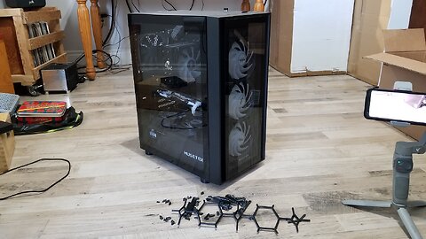 MUSETEX ATX PC Case G07.front glass modification. dust removal. #overview #MUSETEX #pccase