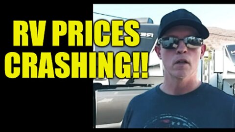 RV PRICES CRASH, MOTOR HOME AVERAGE PRICE PLUNGES $10k IN 1 MONTH, FINANCIAL CRISIS 2.0
