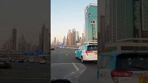 Dubai skylines #viral #reels #like #short #bikeride