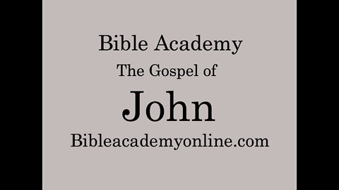 John 18:1-14 Lesson 76