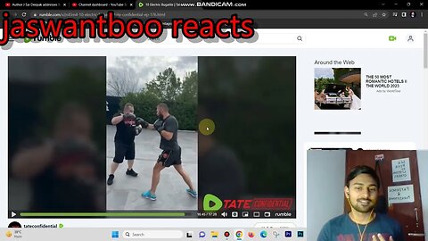 New Andrew Tate Boxing Video | Preparing for Logan Paul ? #andrewtate #loganpaul #jaswantboo
