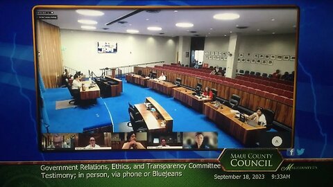 MAUI Gov Ethics Transparency Committee 9-18-23 Testifier 4