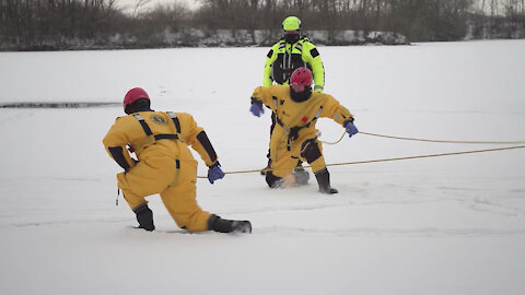 02/26/2021 Ice Rescue Training