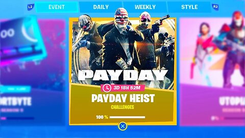 The New FORTNITE X PAYDAY Collab Event In Fortnite...