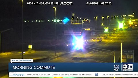 Pedestrian hit, killed along I-17