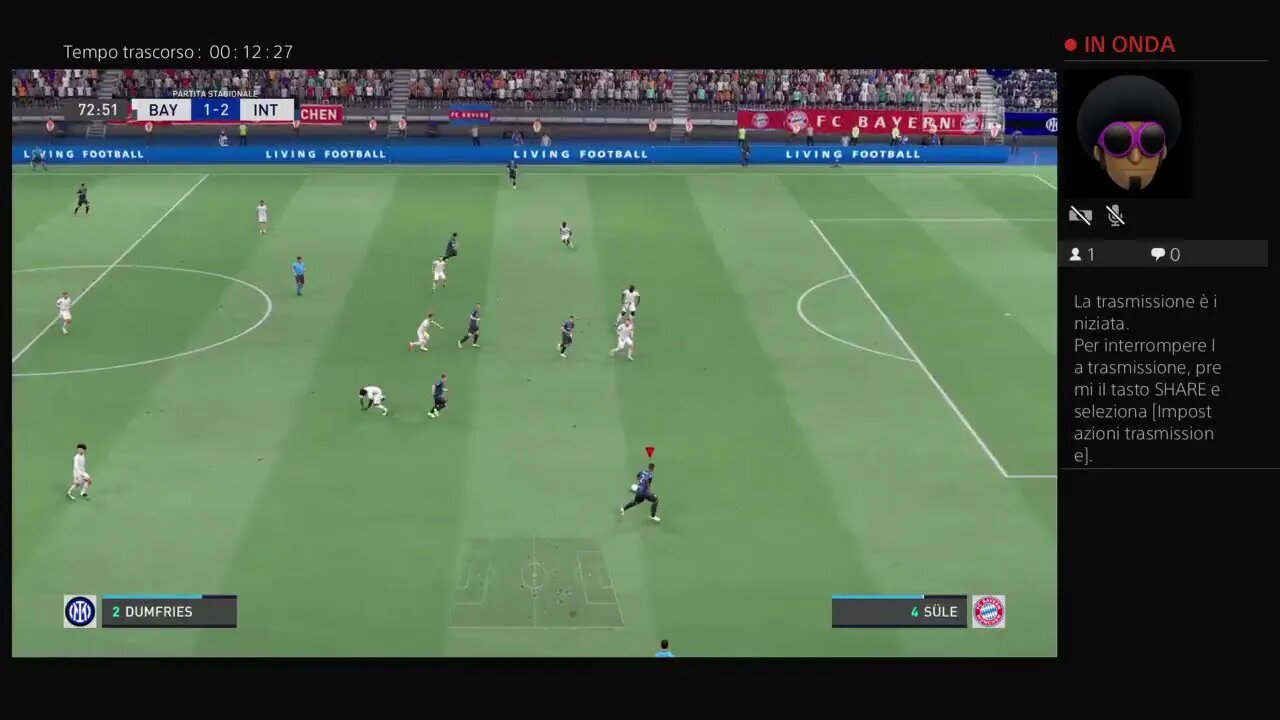 Trasmissione PS4 live di Funny King TV