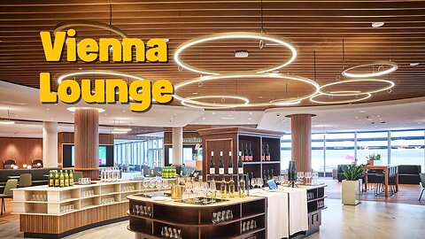 Is This The Most LUXURIOUS Airport Lounge in the WORLD? Vienna Lounge Tour