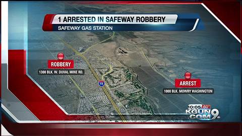Safeway armed robbery suspect taken into custody