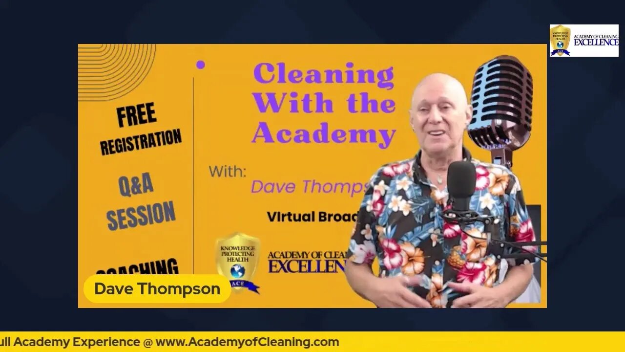 Drop the Sprayer * Cleaning With the Academy