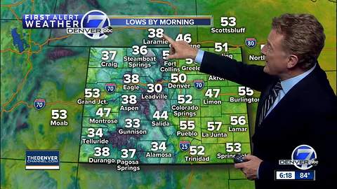 Thursday evening forecast