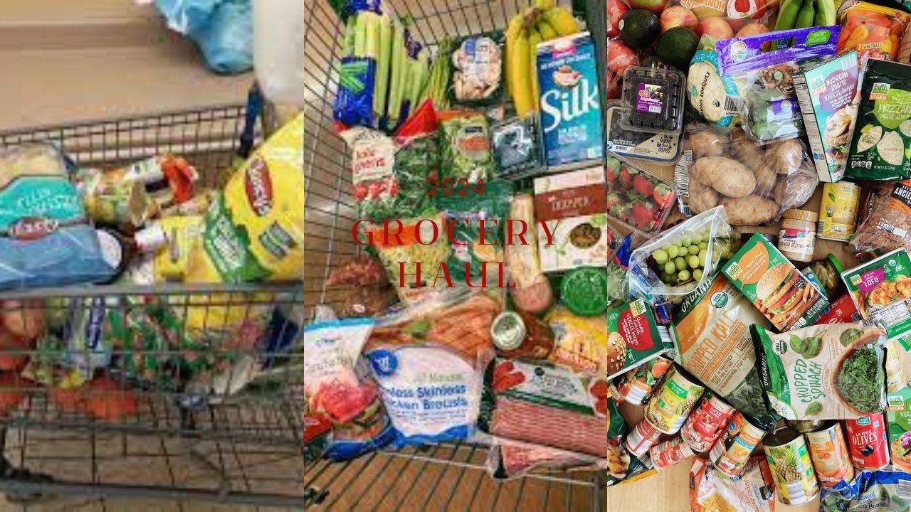 grocery haul 2024