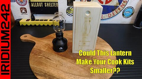 CAMPINGMOON Lantern With A Surprise - Refillable Isobutane Cannister!