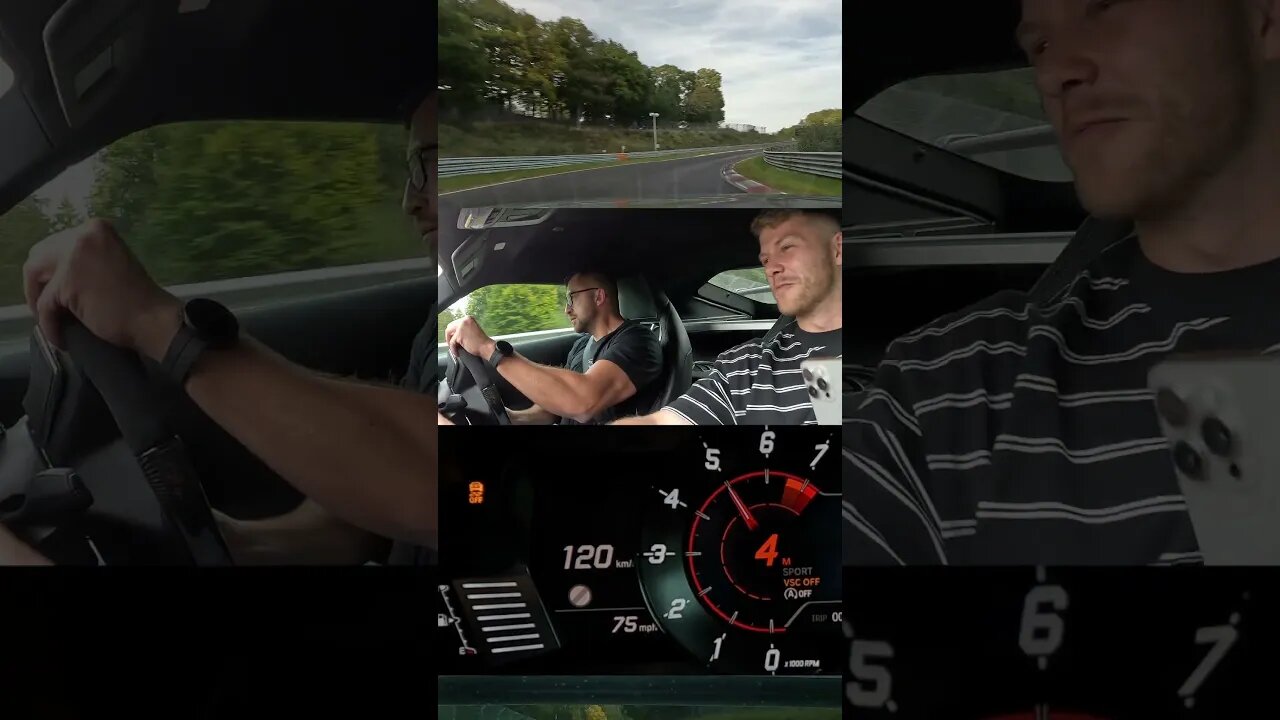 Found his Glasses in 500 hp Toyota Supra! // Nürburgring