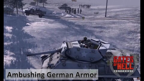 [Conquest/US w/Valour Mod] Ambushing German Armor l Gates of Hell: Ostfront