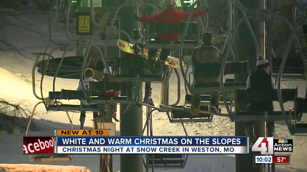 Families spend Christmas on the slopes at Snow Creek