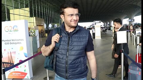 Saurav Ganguly With Wife Snapped At Airport Returns From Mumbai