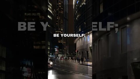 “You should be the authentic you” #motivation