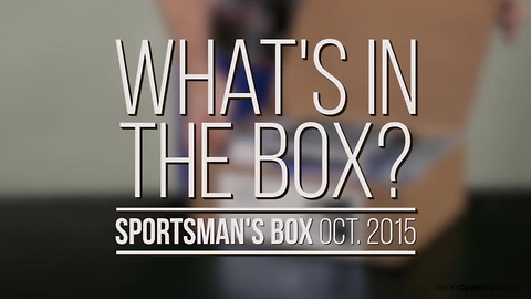 Unboxing Sportsmans Crate October 2015