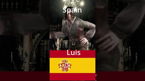 Resident Evil Character Nationalities