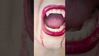 First #Halloween #Cosplay of #2022 #vampire #mua