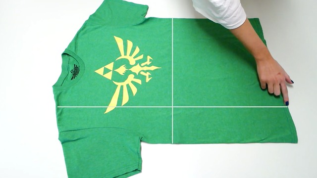 Folding a t-shirt in under 2 seconds with perfect results