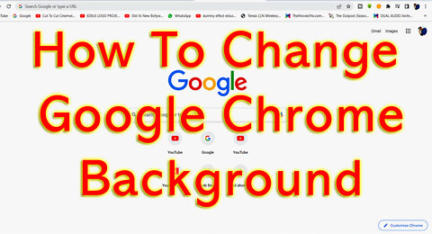 How to Change Google Chrome Background | Change Google Chrome Theme Easily 2022