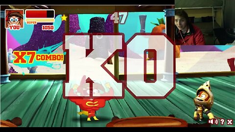Nickelodeon Super Brawl 2 Arcade Mode Battle #1 As Timmy With Live Commentary