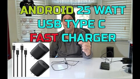 25W Super Fast USB C Charger for Android devices