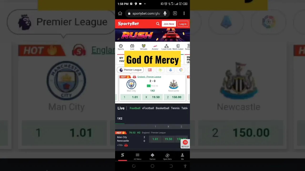 God of mercy | football predictions 04/023