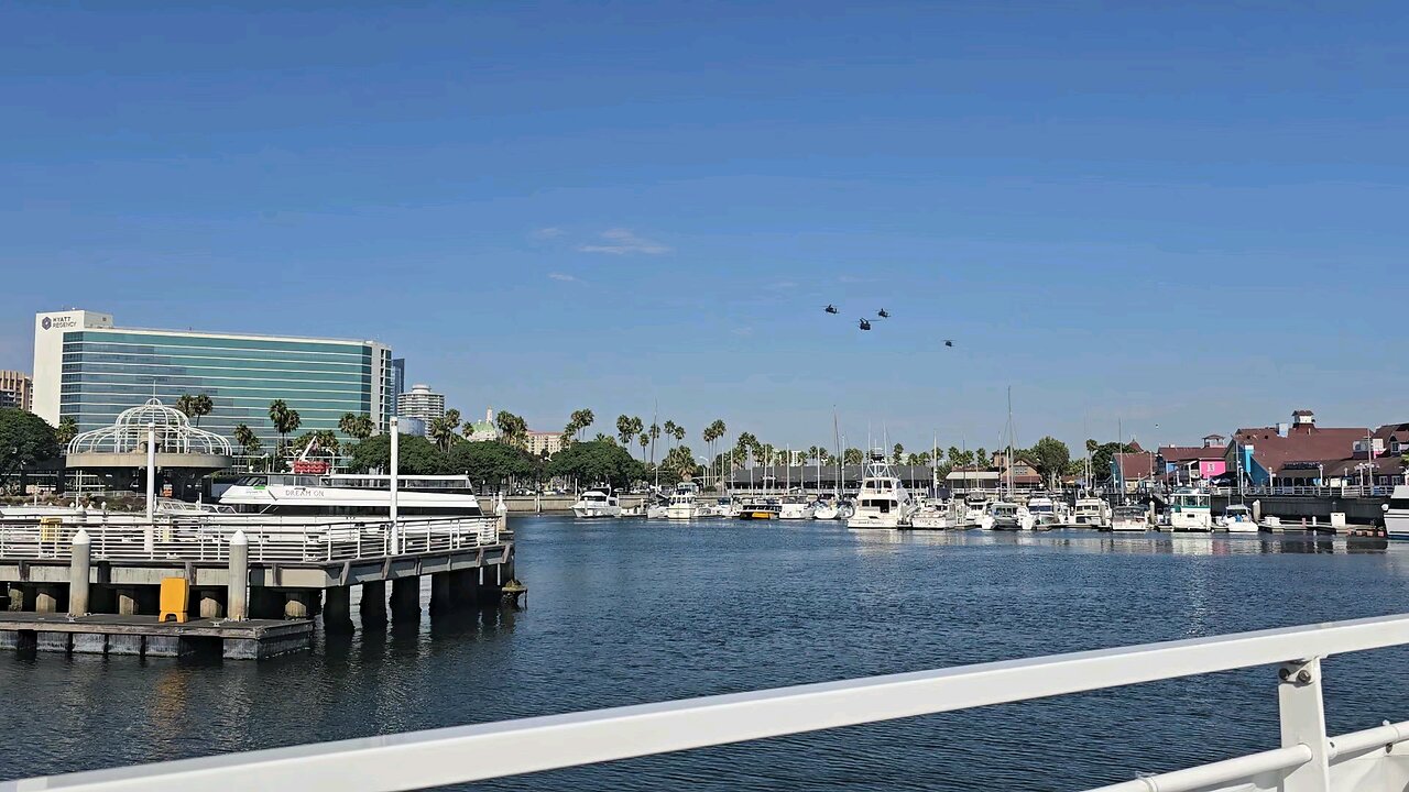 Military Choppers over Long Beach 9/6/24